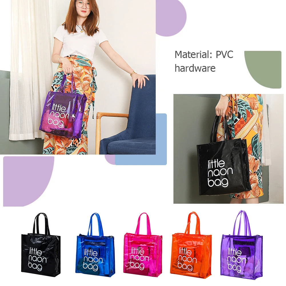 Bandolera de hombro para mujer, PVC transparente, bolso de mano, regalos de Navidad, cumpleaños, fiesta