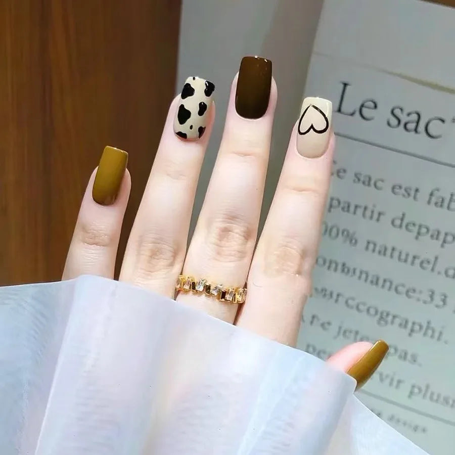 Y2K Gradient Square Press-On Nails