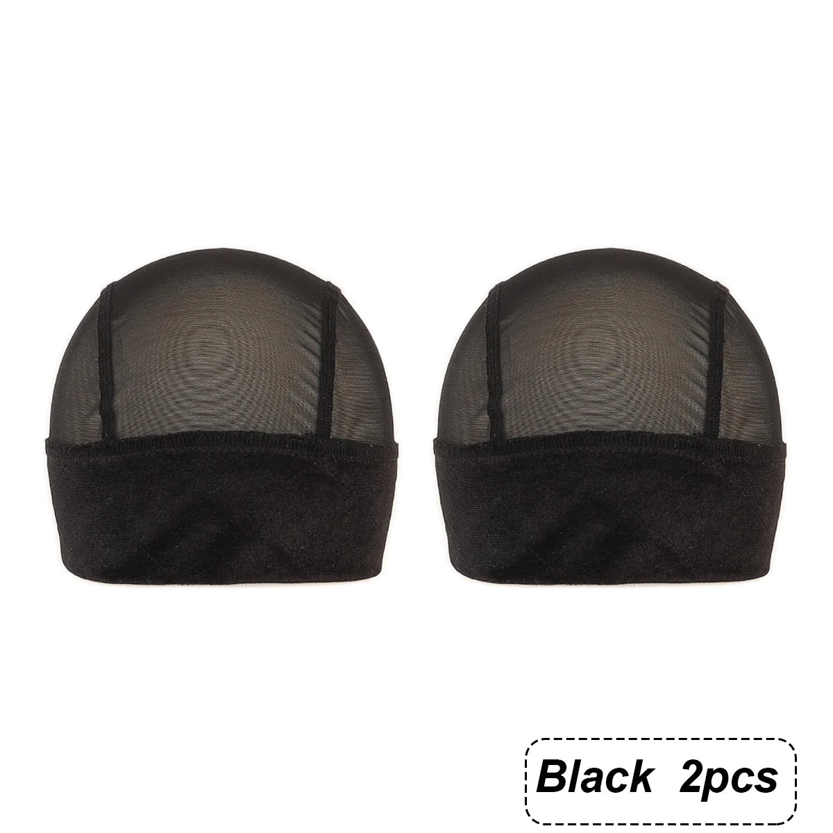 Gorro con agarre negro para pelucas, 1 unidad, banda de agarre de terciopelo ajustable con gorro para mujer, gorros cómodos y ventilados para pelucas