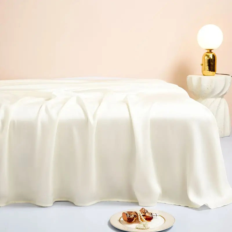 100% Lyocel FlatSheet 200×235cm, Soft Breathable & Cooling Sheets for Hot Sleepers, Silk Smooth Bed Sheets,1Pc