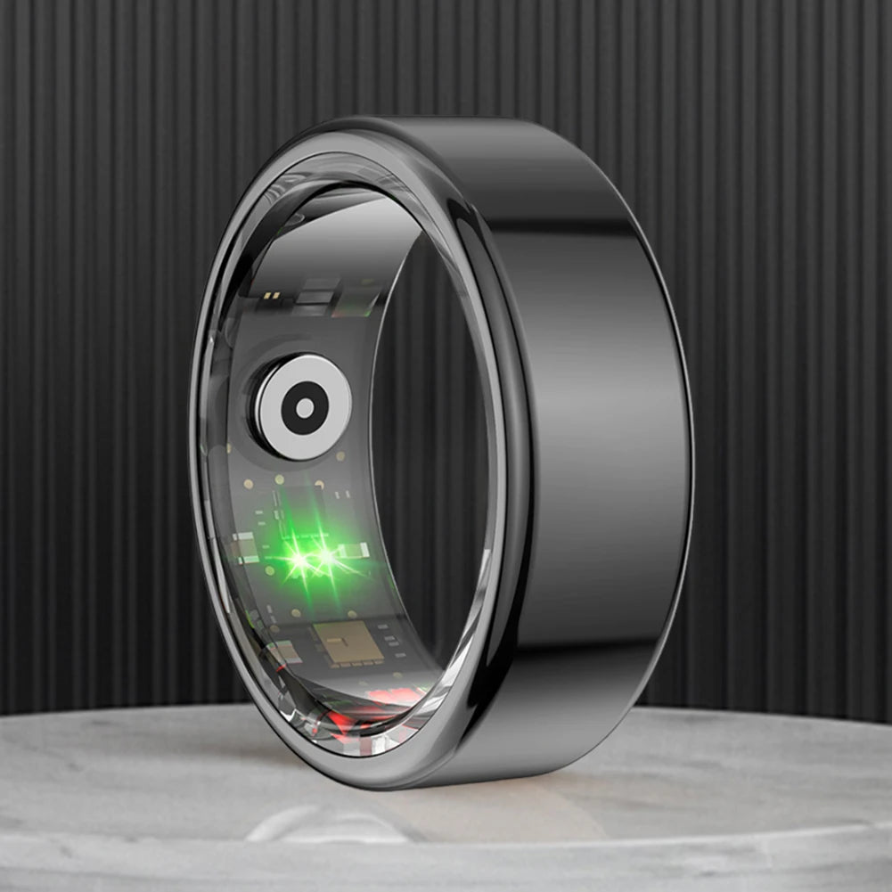 R02 Smart Ring Heart Rate Tracker 5.0 Bluetooth-Compatible Blood Oxygen Tracker Multi-sport Modes Wearable for Android for IOS