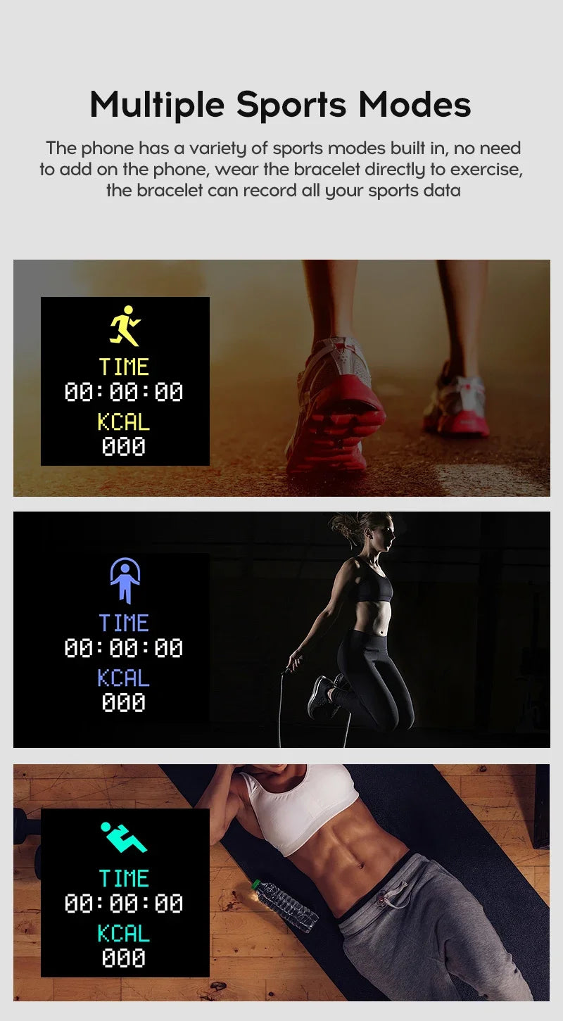 Reloj inteligente multifunción para hombres y mujeres, teléfono conectado por bluetooth, música, pulsera deportiva de fitness, monitor de sueño, smartwatch