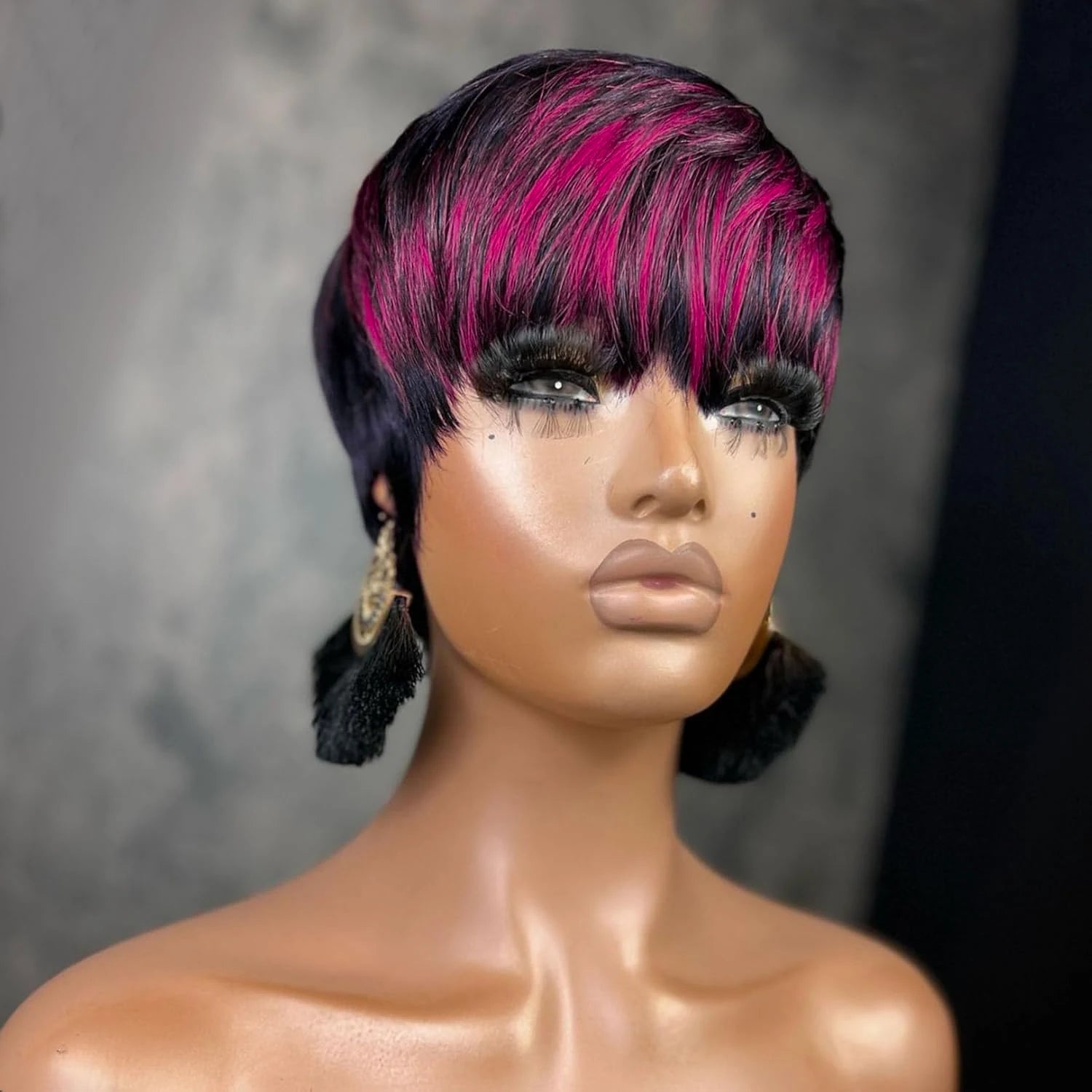 Straight Layered Pixie Wig