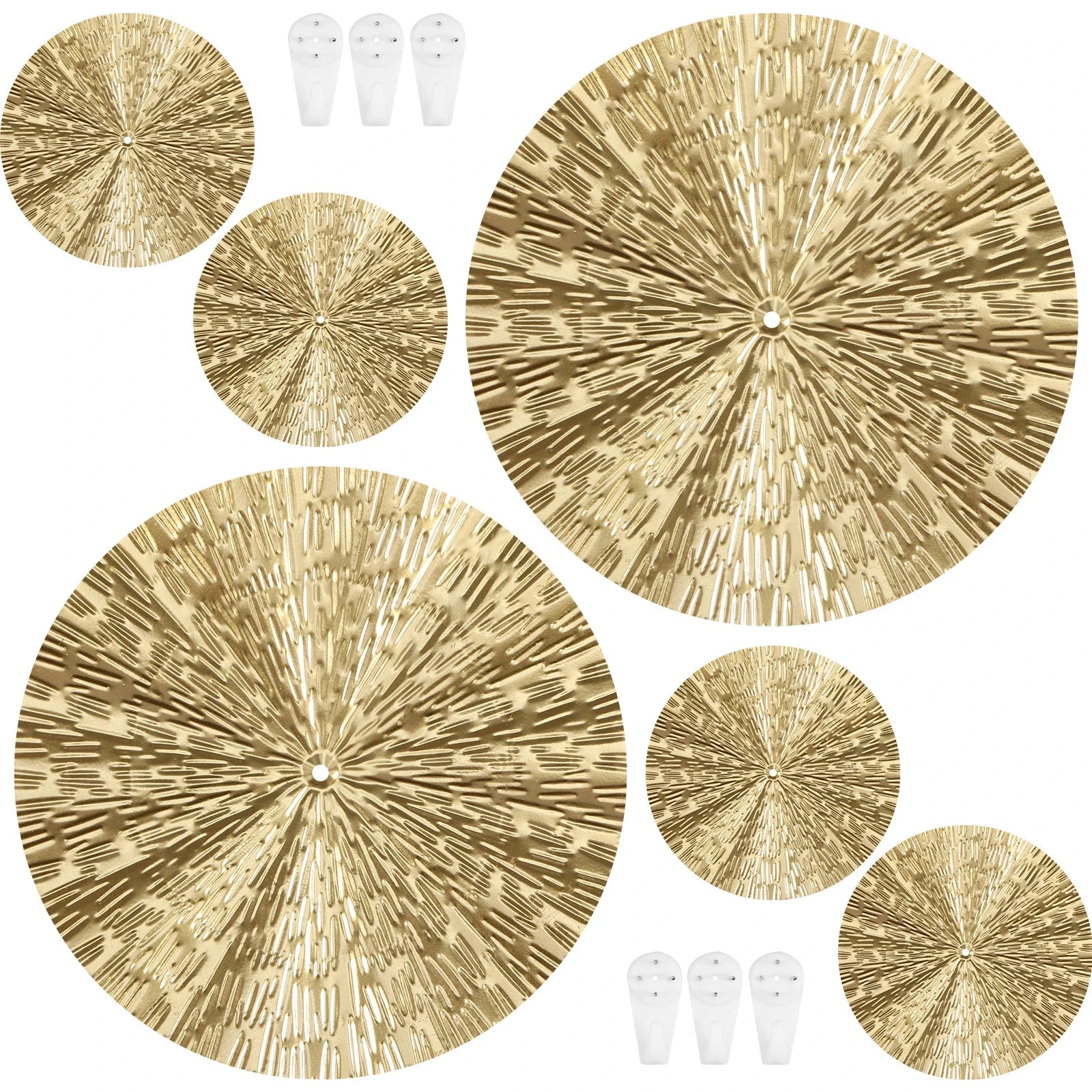 Gold Wall Decor Metal Gold Wall Art Minimalist Gold Wall Decoration Hangable Gold Wall Home Decor Exquisite Gold Wall Hanging