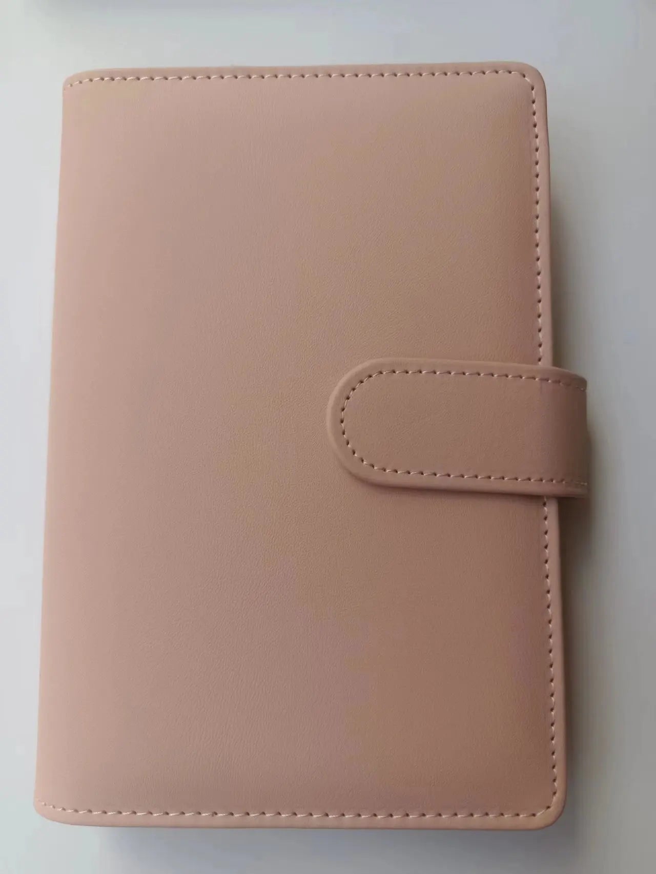 A5 A6 A7 Macaron Color 6 Ring Binder PU Clip-on Notebook Leather Loose Leaf Notebook Cover Notebooks Journal Kawaii Stationery