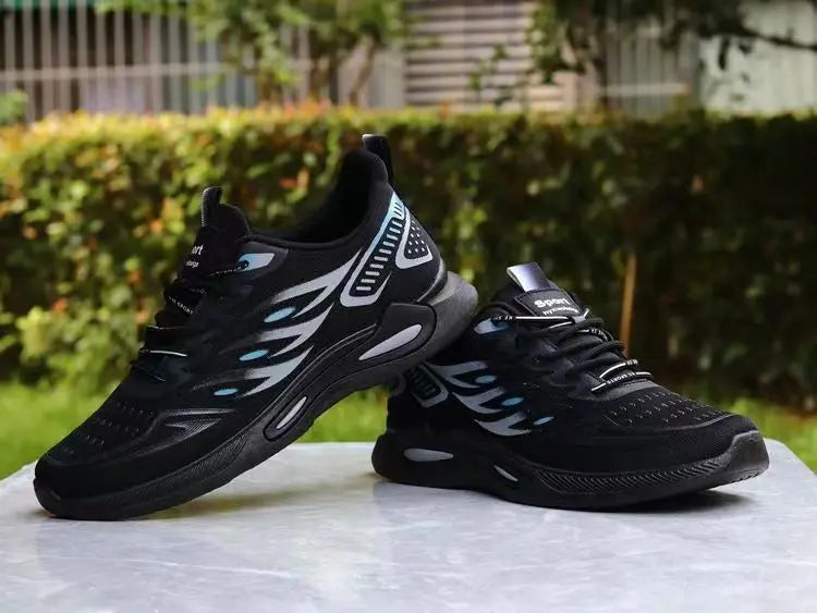 Men's Shoes New Fashion and Trendy Mesh Sports and Casual Shoes Student Soft Sole Comfortable Fashion Men's Running Shoes