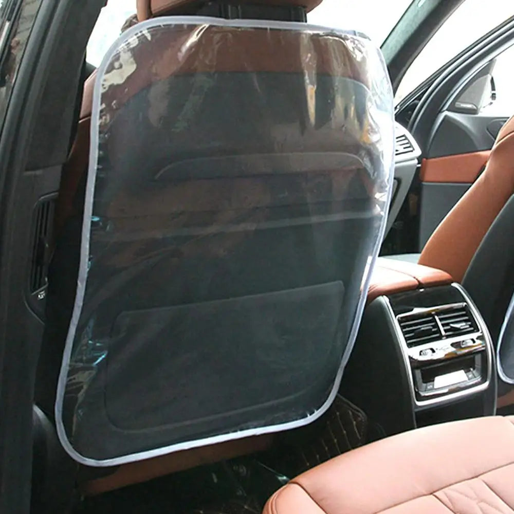Protectores de Respaldo de Asiento de Coche, Protectores de Asiento Trasero con Lámina de PE, Protector de Asiento para Vehículos, Protege de la Suciedad y el Barro