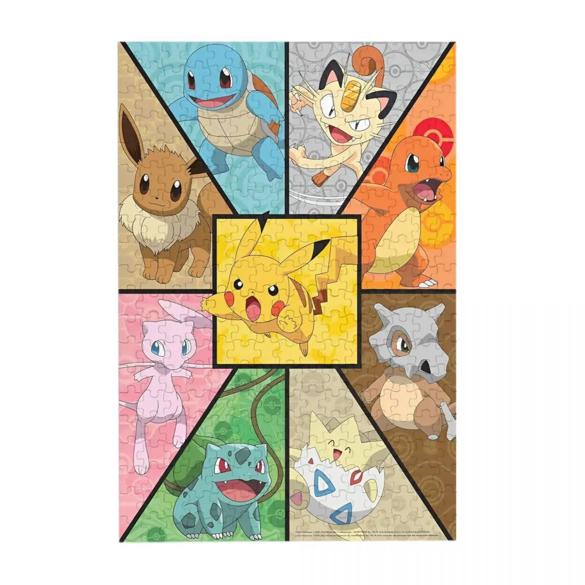 Pokemon Characters Pikachu Cartoon Wooden Puzzles for Children Jigsaw Puzzles 300 Pieces Educational Toys Gift for Kids
