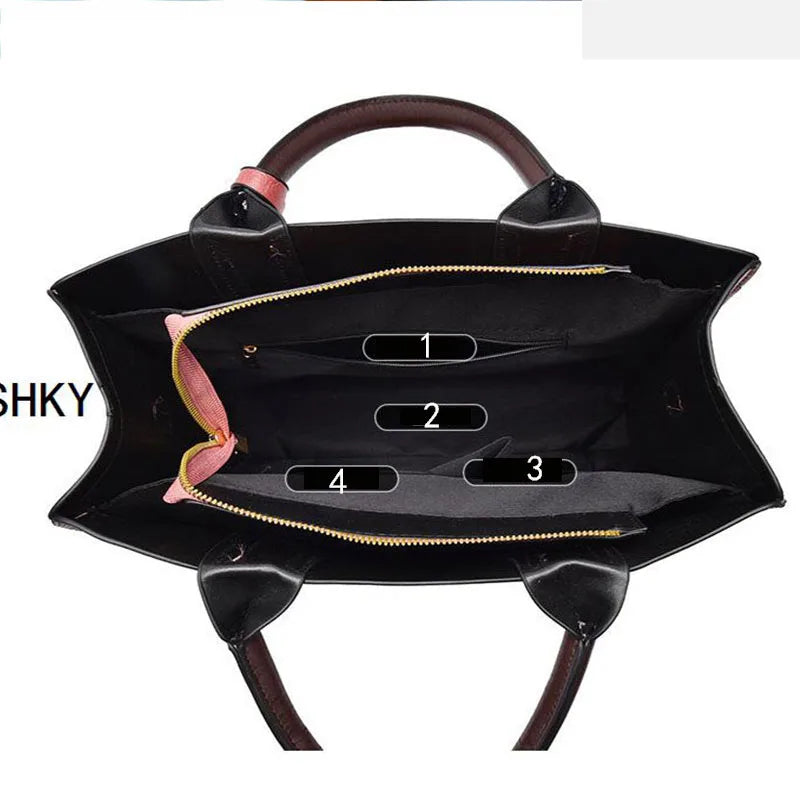 Set de tres bolsos para mujer, bolsos de hombro, bolsos de mano para mujer, bolsos de moda casual de lujo de diseñador