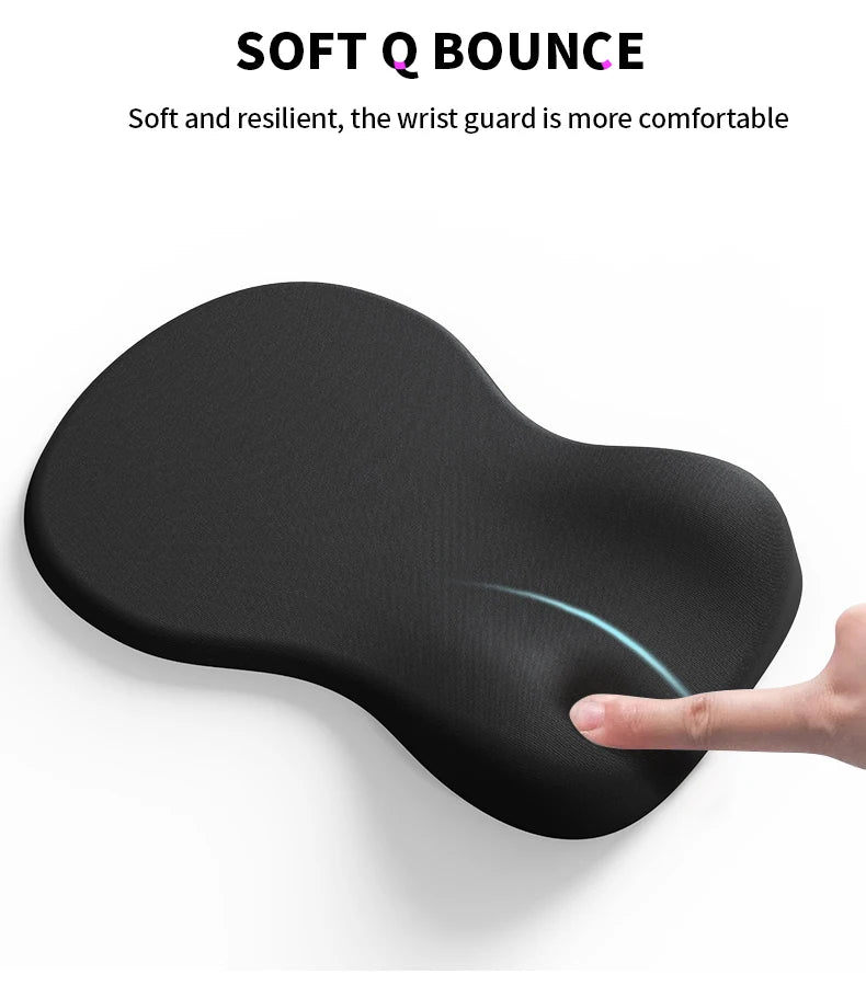Comfortable Mouse Pad Wrist Rest，Ergonomic Mouse Pad Wrist Support , Relieve Wrist Pain Gel Mouse pad, Laptop, computer, office