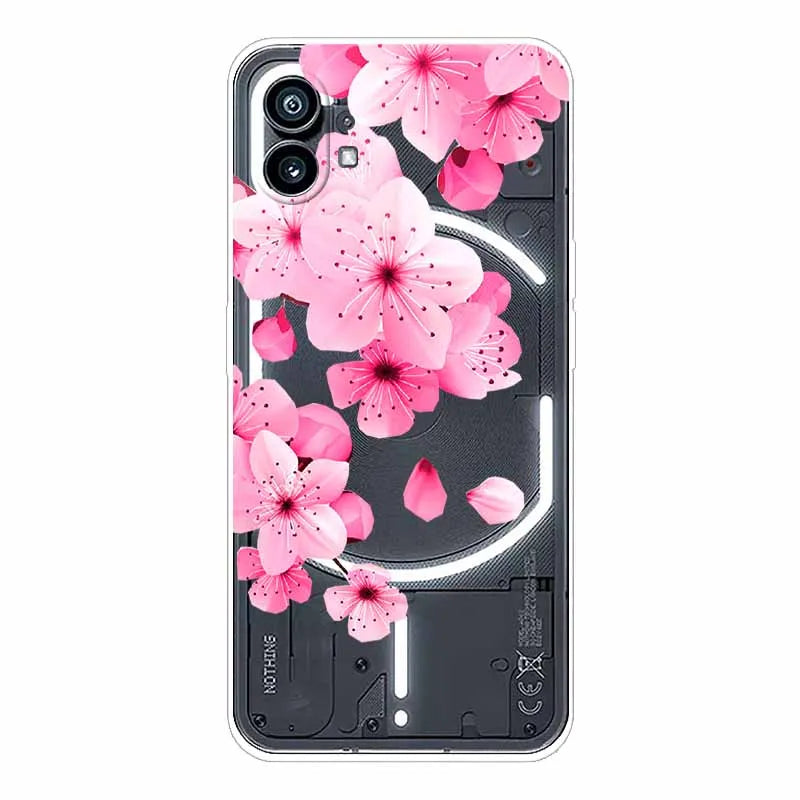 Case for Nothing Phone 1 Cover Transparent Soft TPU Silicone Cases for Nothing Phone One Phone 1 Clear Coque Cute Phone1 2022