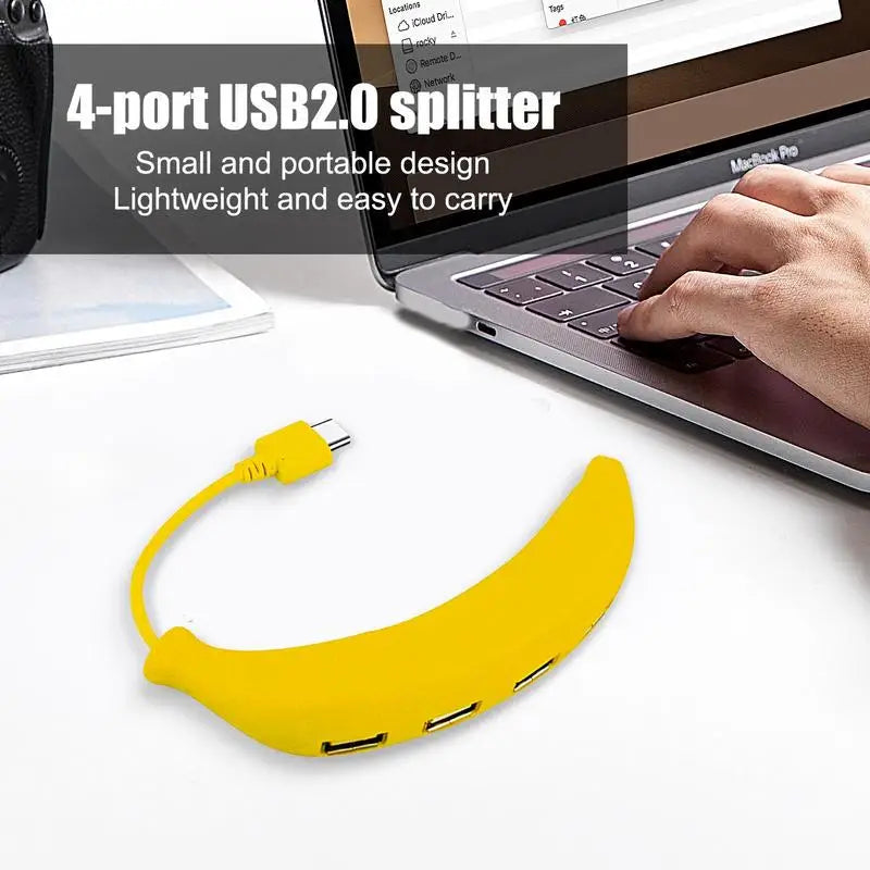 USB 2.0 4-Port Hub Splitter
