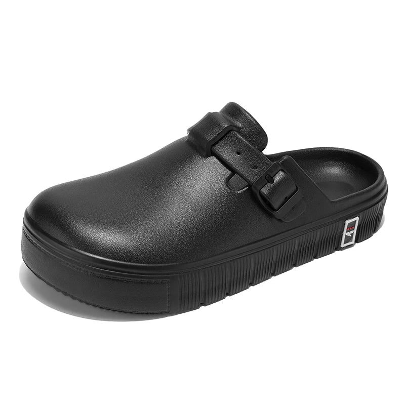 HKDQ Medical Slippers for Man Doctors Nurses Anti-Slip Waterproof EVA Surgical Shoes Breathable Chef Work Slippers for Male