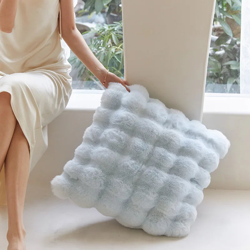 Fur Blanket for Winter Luxury Warmth Super Comfortable Blankets for Beds High-end Warm Winter Blanket for Sofa
