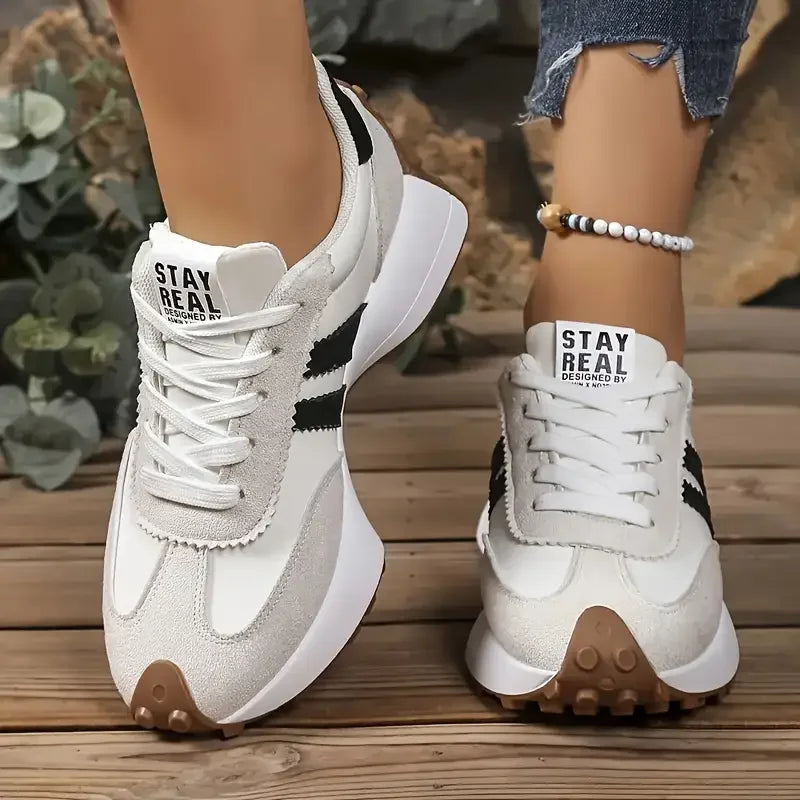 Zapatillas Cómodas para Mujer, Nueva Colección Primavera-Otoño, Marca de Lujo, Zapatillas de Diseñador, Calzado Casual, Ligeras, Planas, Transpirables para Mujer