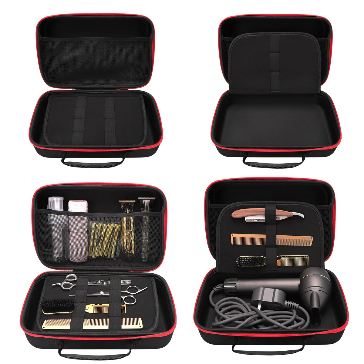 Caja de almacenamiento para herramientas de peluquería, estuche a prueba de golpes para cortapelos de salón, maleta resistente, impermeable, no deformable, para herramientas de estilismo