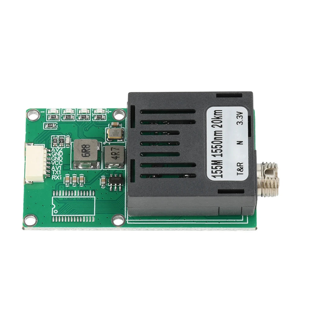 Dc 5.5-26V Ttl Optical Transceiver Module Drone Fc Rx/Tx/Av/Vcc/Gnd Fiber Optic Module Terminal Equipment Optical Terminal