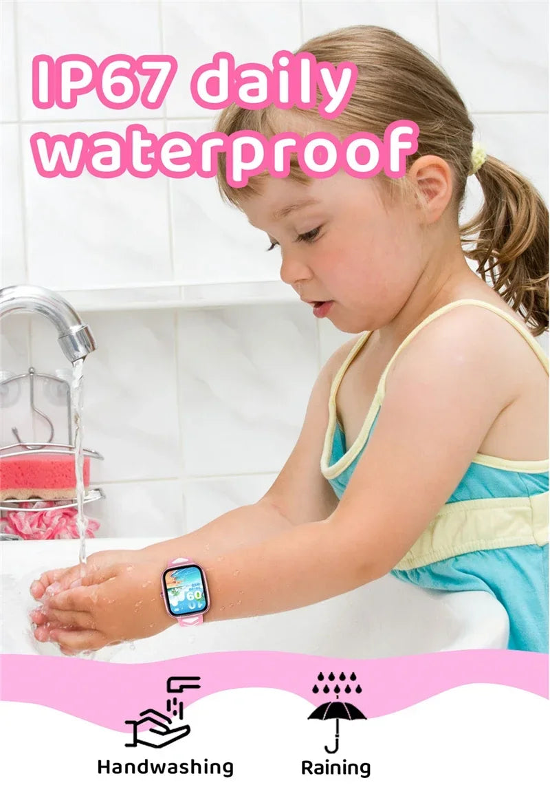 Kids Smart Watch Child HD Touch Screen Heart Rate Games Smart Band Music Watch Boy Girl Gift Children Smartwatch For iOS Android