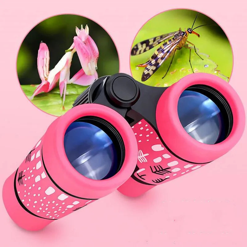 Professional 4X30mm Kids Binocular Telescope Children Educational Learning Telescope Bird Watching Folding Optics telescope