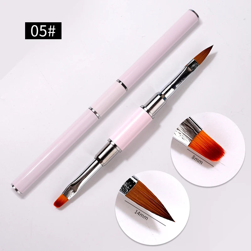 Pincel de arte de uñas delineador fino profesional para manicura, juego de pinceles de decoración de uñas, pintura francesa, gel UV, acrílico, herramientas de decoración
