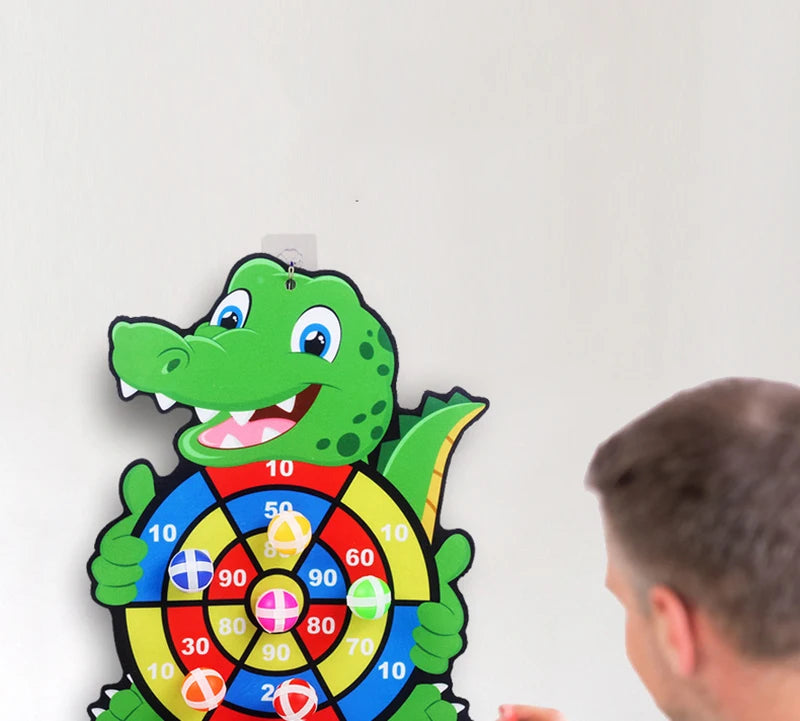 Educational Dart Board Games for Children Indoor Outdoor Party Play Games Kids Dartboard with Sticky Balls Sports Games For Kids