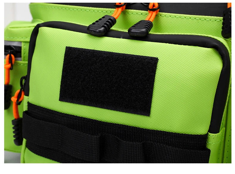 Fishing Lure Waist Bag Large Fish Box Accessories Outdoor Sports Tackle Gear Belt Bag Multi-pockets Crossbody Fishing Bag