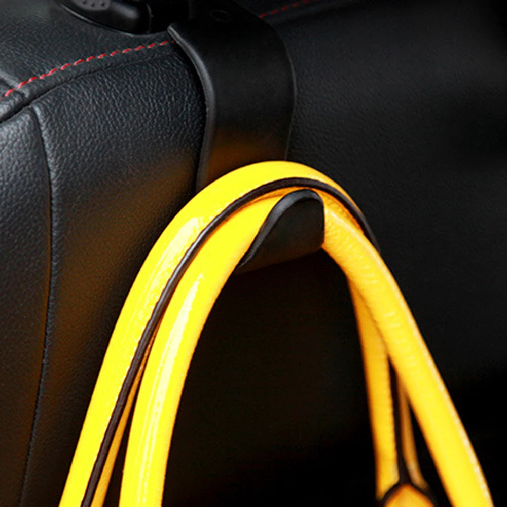 Gancho para reposacabezas de asiento de coche 4/2/1 piezas para organizador de asiento trasero de coche, colgador de almacenamiento para bolsos, carteras, ropa, abrigos