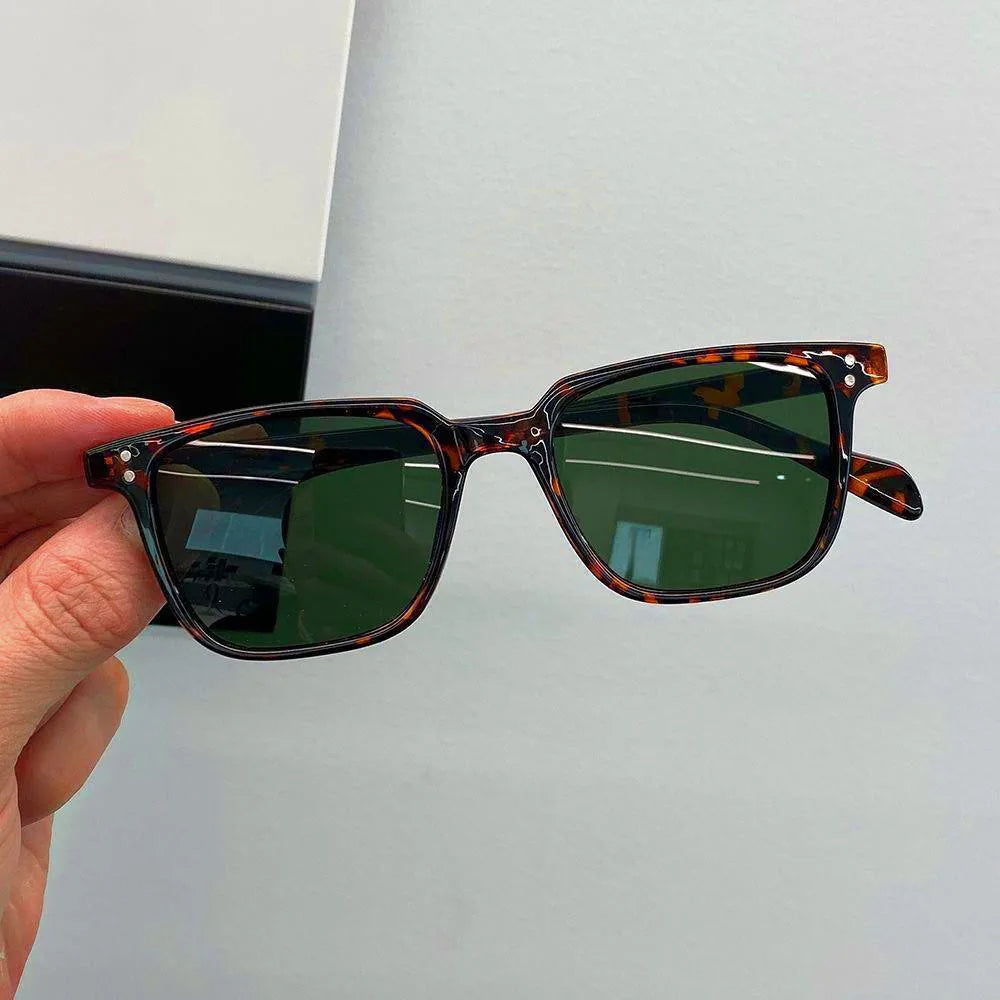 Fashion Square Frame Sunglasses For Women Men Classic Vintage Leopard Driving Sun Glasses Beach UV Protection Eyeglasses Outdoor