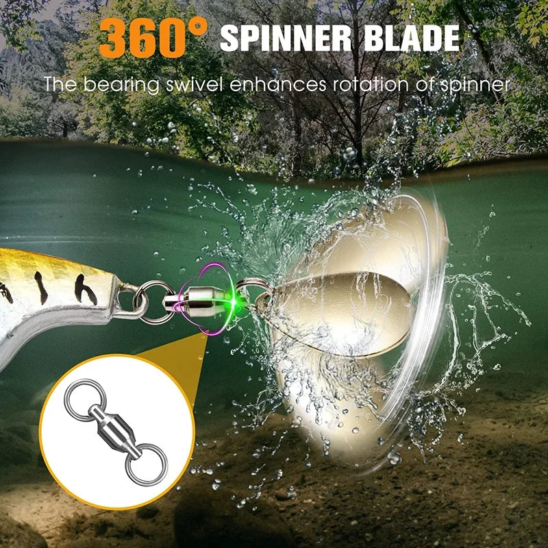 Kit de señuelos de pesca de 5 piezas VIB de metal Cebo artificial Cuchara giratoria hundible Señuelos de pesca Jigs Aparejos de pesca
