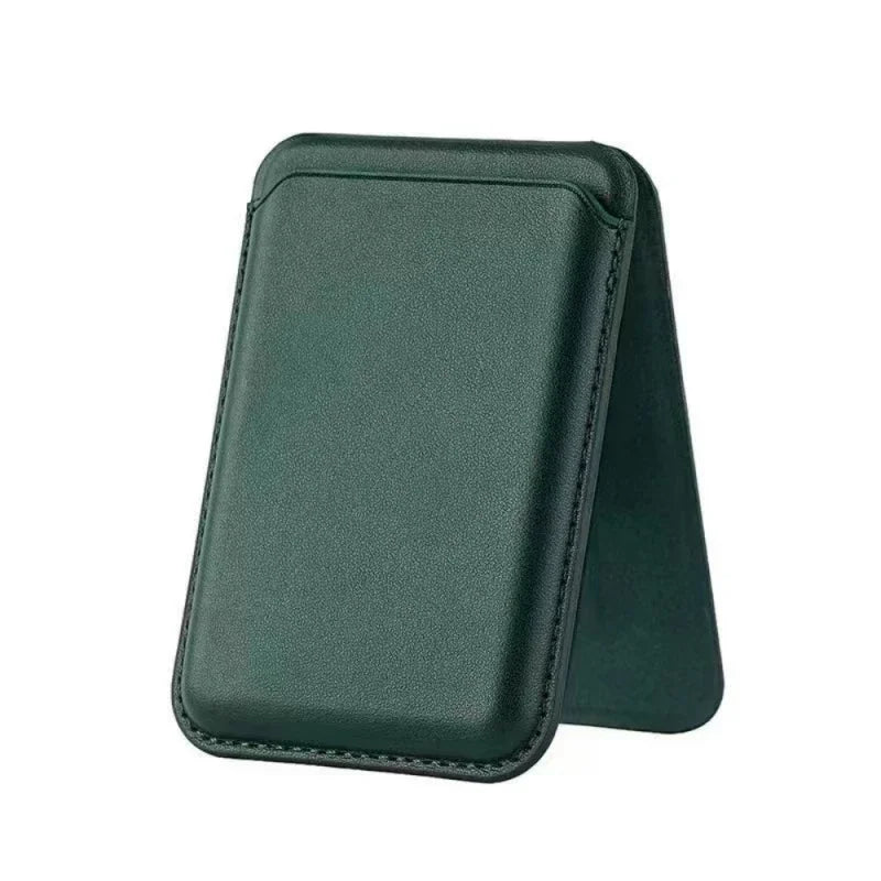 Strong Magnetic Leather Wallet With Hide Stand Case For Magsafe For iPhone 15PM 14 13 Pro Max Mag Safe Card Holder Pocket Cover