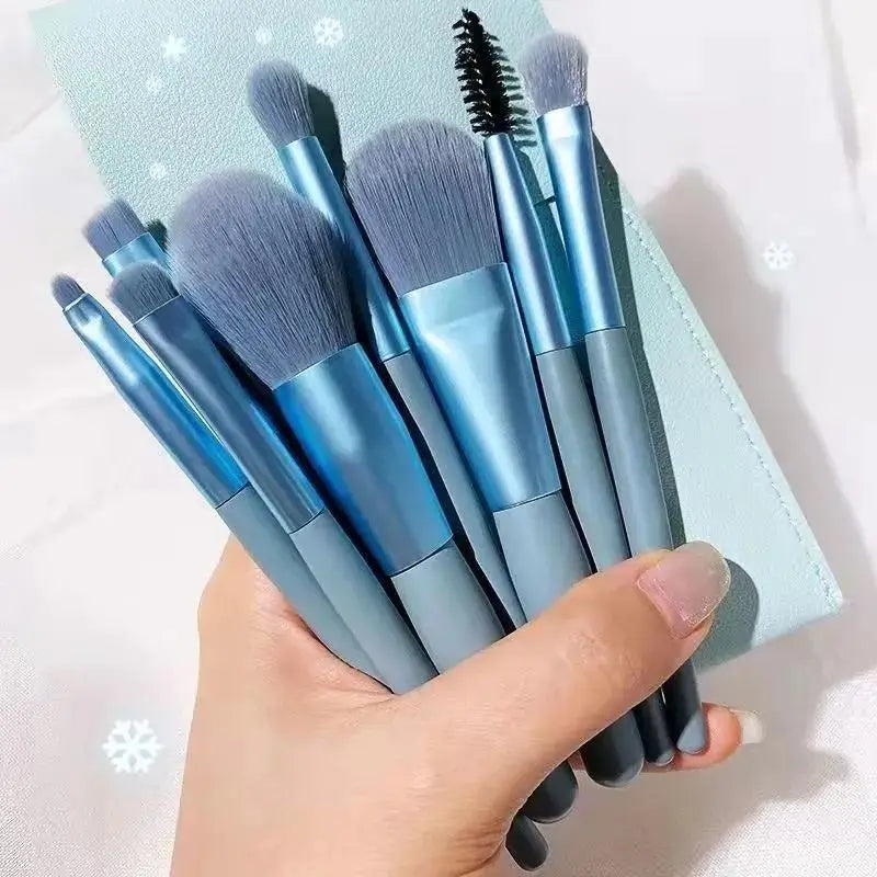 8Pcs Makeup Brushes Pro Pink Brush Set Powder EyeShadow Blending Eyeliner Eyelash Eyebrow Make Up Beauty Cosmestic Brushes