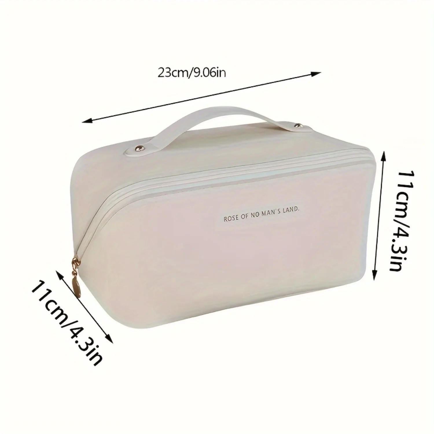 Fashion PU Pillow Cosmetic Bag Portable Travel  Bag Handbag Large Capacity Toiletry Bag Partition Classification Maternal And Ch