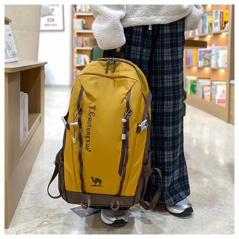 Ergonomic Hiking Backpack 40L Waterproof Lightweight, Anti-Theft Adjustable Straps for Men Women Travel Essentials Compartment