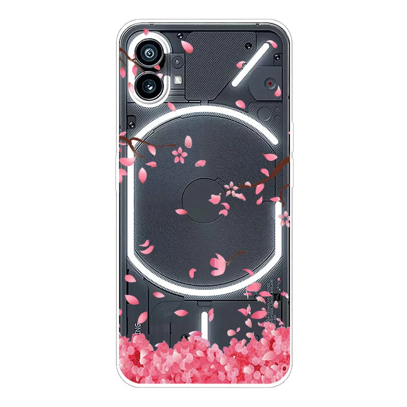 Case for Nothing Phone 1 Cover Transparent Soft TPU Silicone Cases for Nothing Phone One Phone 1 Clear Coque Cute Phone1 2022