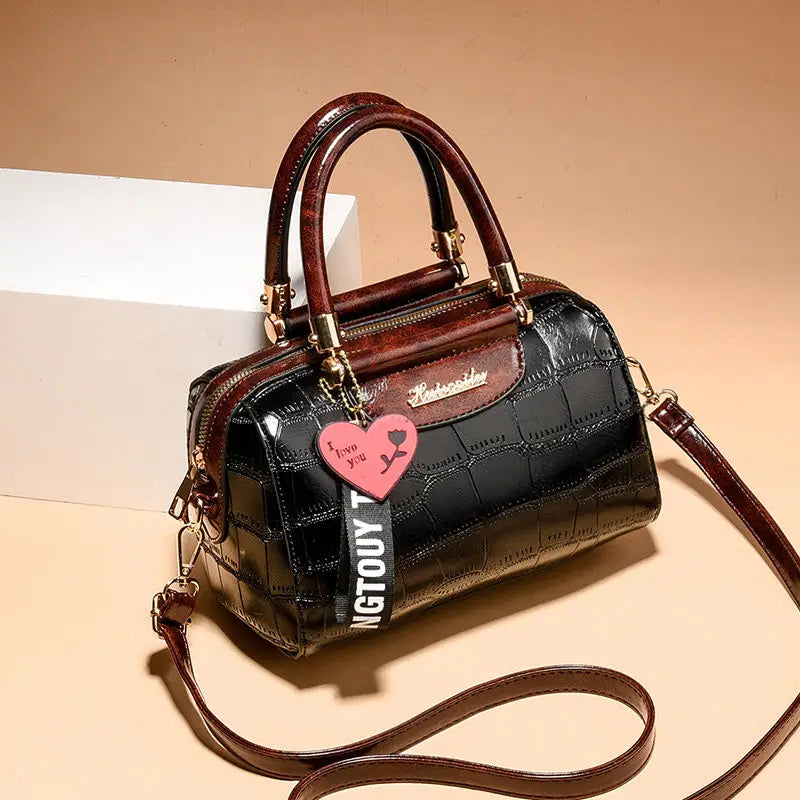 Bolso de hombro de lujo con diseño, bolso de mano de piel sintética de alta calidad para mujer, bolso tote de cocodrilo, bolsos cruzados de moda para mujer, monedero