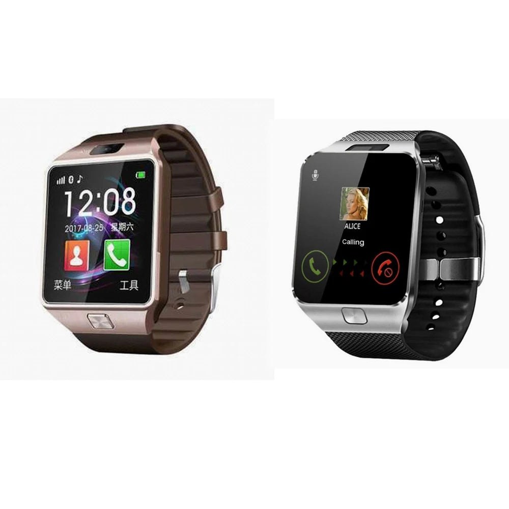 DZ09 Smart Watch IP67 Bluetooth Music Smartwatch Camera With SIM Card Call Smart Watch Men Women Reloj Inteligente For Android