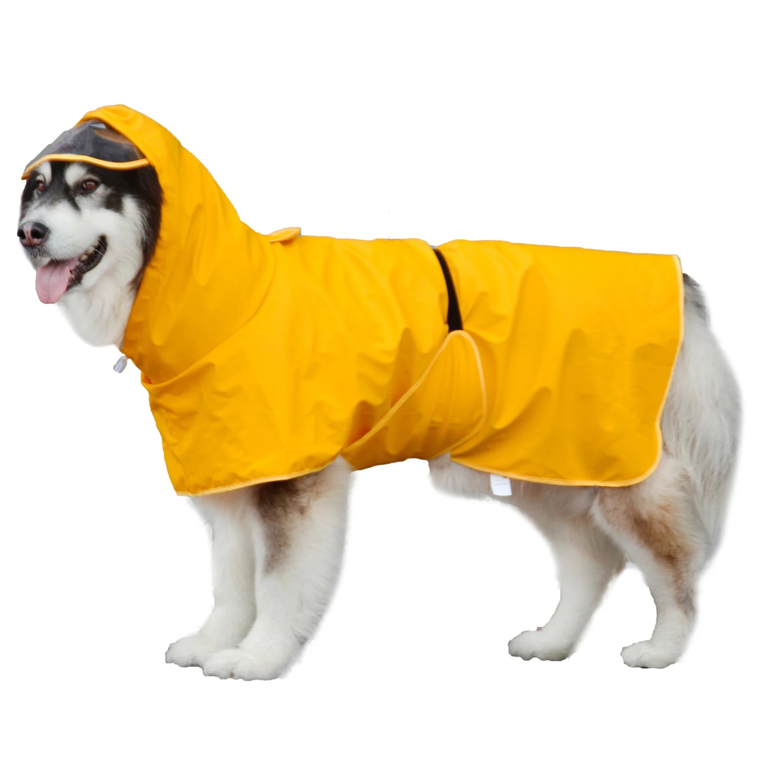 Dog Raincoat Full Coverage Belly Protection for Breeds like Shiba Inu Husky Border Collie Golden Retriever Alaskan Malamute