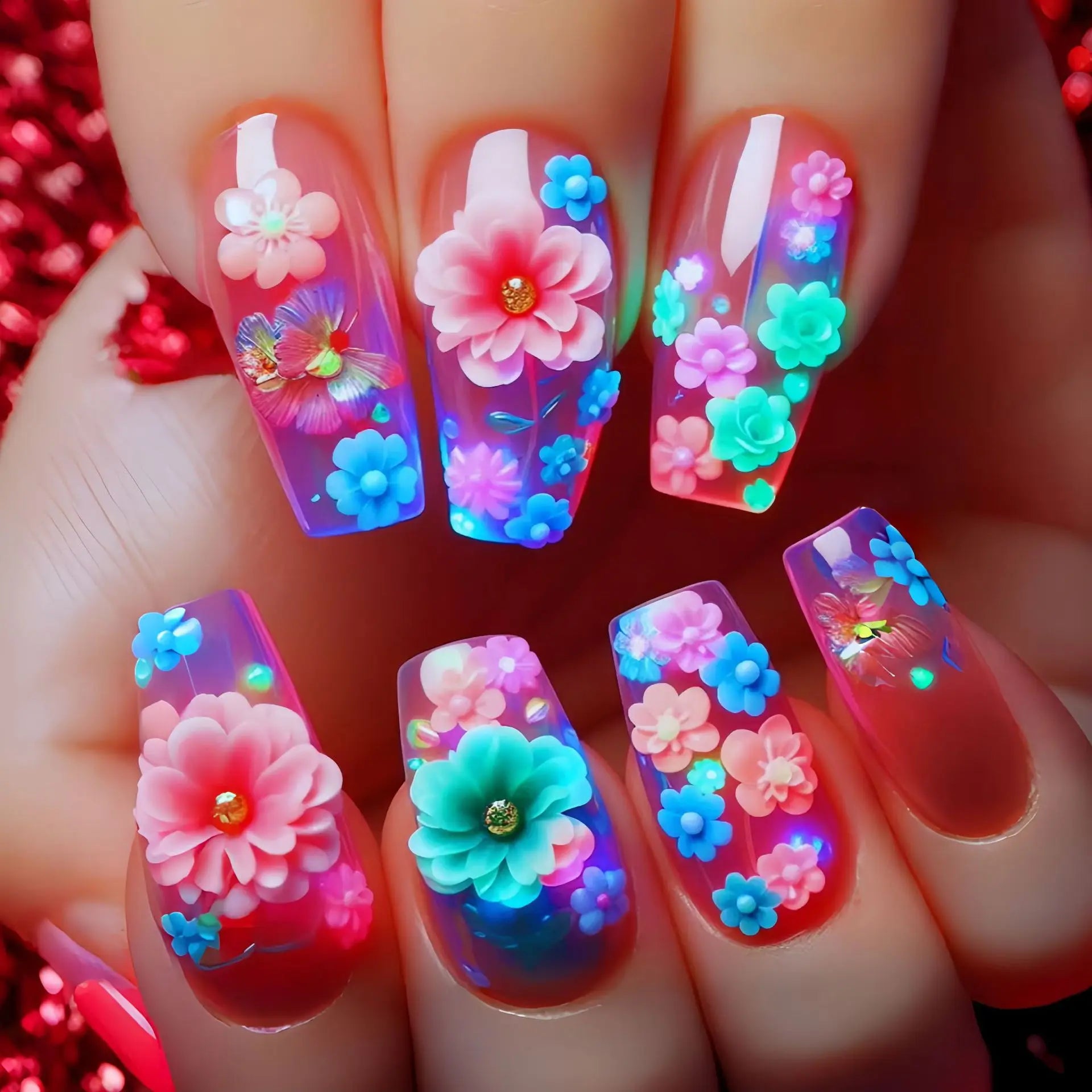 Gradient Y2K Press-On Nails