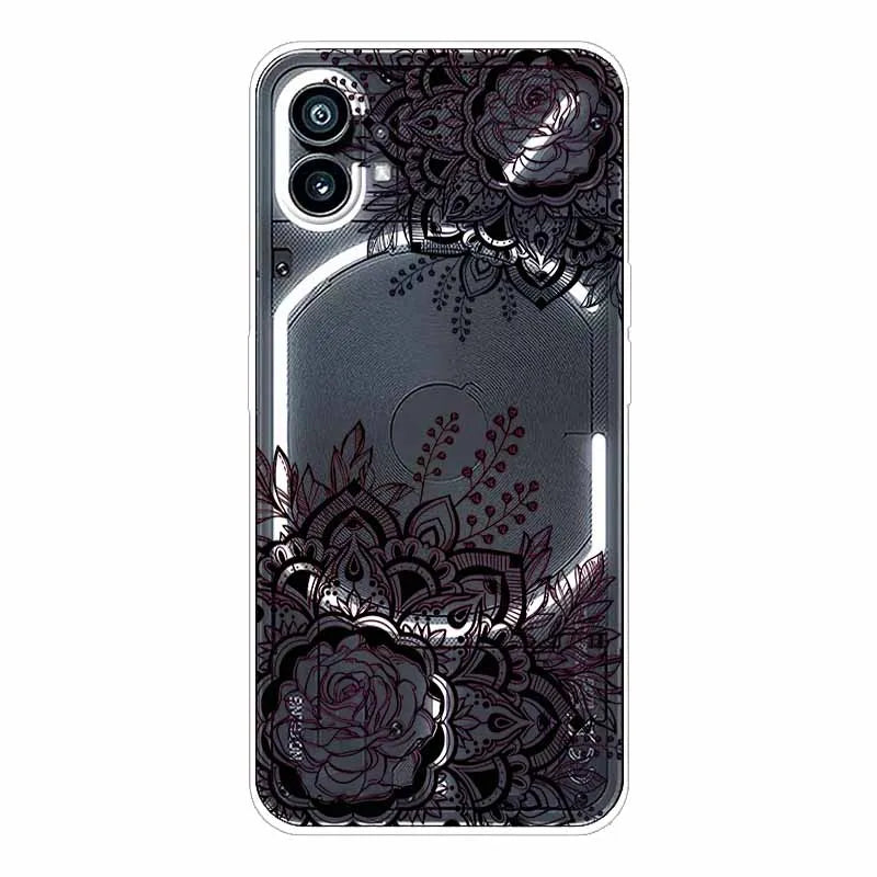 Case for Nothing Phone 1 Cover Transparent Soft TPU Silicone Cases for Nothing Phone One Phone 1 Clear Coque Cute Phone1 2022