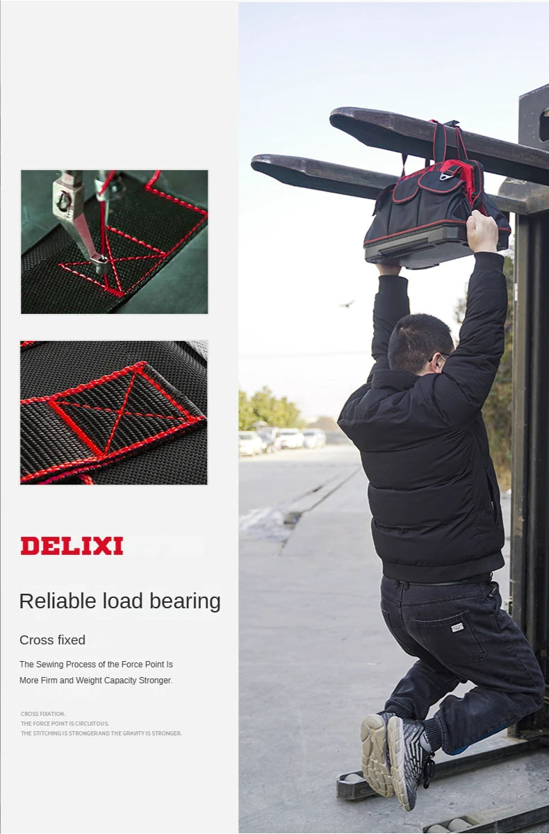 Profesional Tool Bag Heavy Duty Organizer Storage Garage Organizer Tool Electrician Backpack Bolsa De Ferramentas Hardware Bags