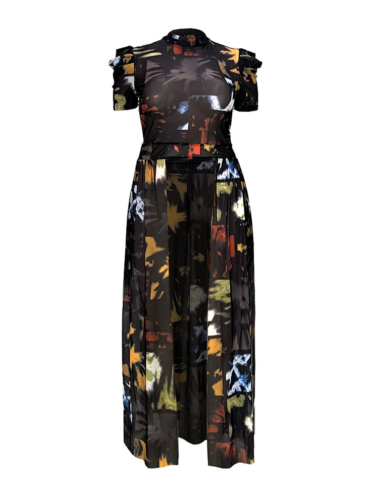 Blouses for Women Fashion Summer Lady Elegant Chiffon Blouse Plus Size Dress Tops 4xl 5xl Wholesale Bulk Dropshipping