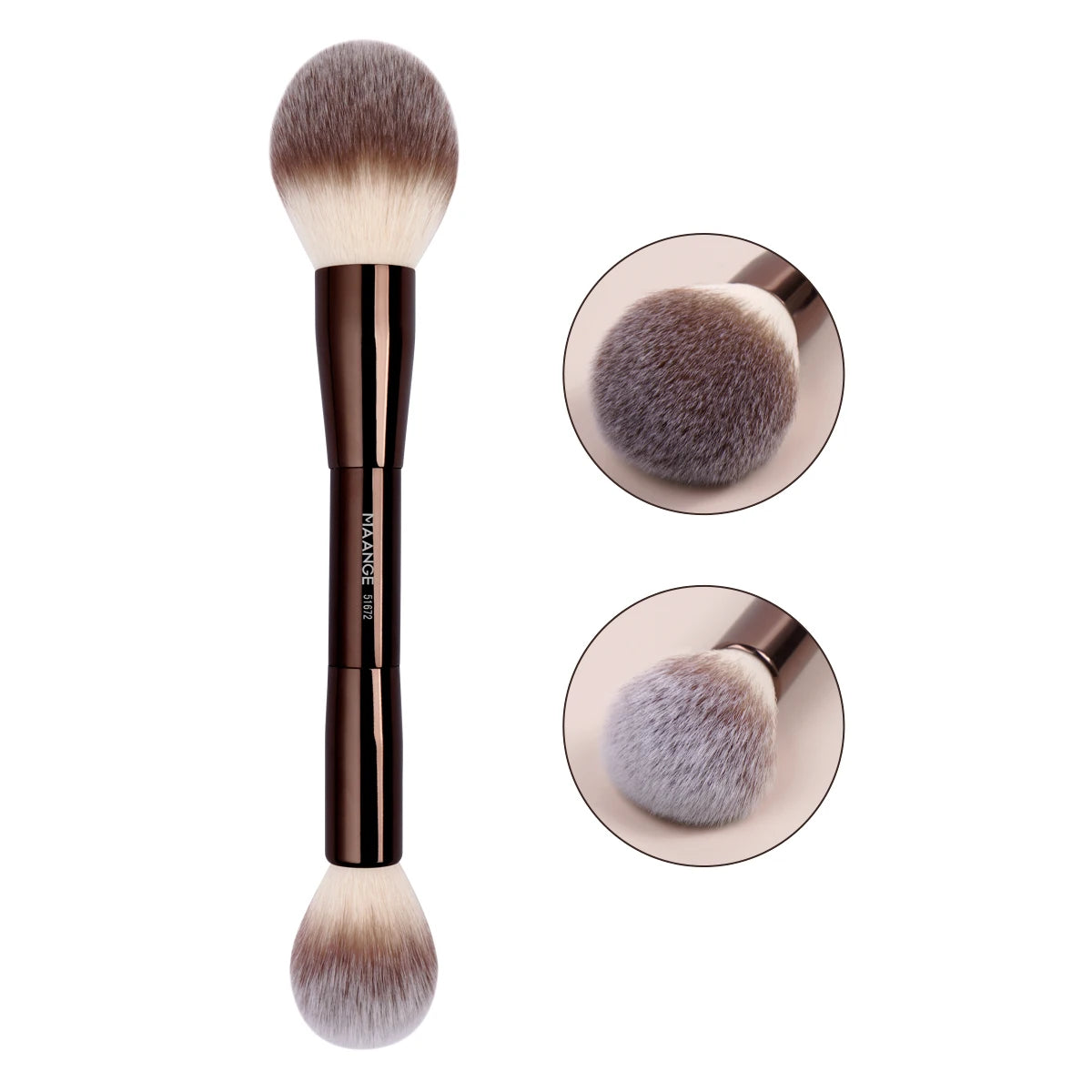 Double-Head Makeup Brush – Soft, Versatile & Professional