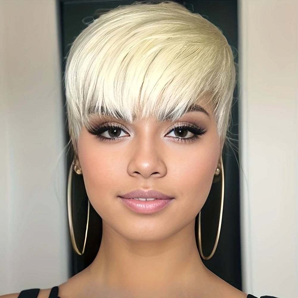 613 Blonde Pixie Wig