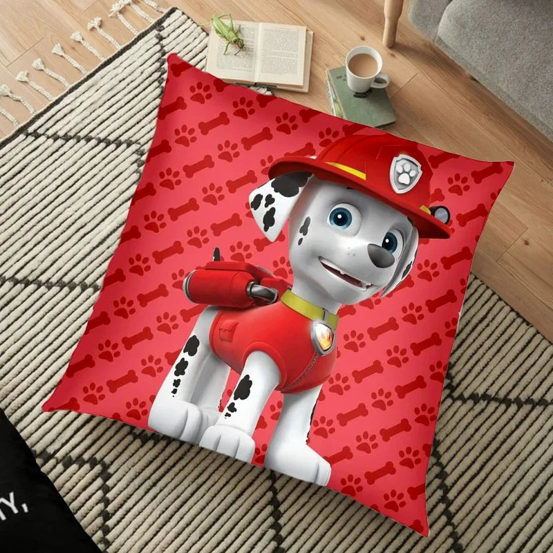 Paw Patrol PillowCase Chase Skye Cartoon Cute Throw Cushion Cover Pillowslip ForLiving Room Sofa Home Decor Kids Birthday Gifts
