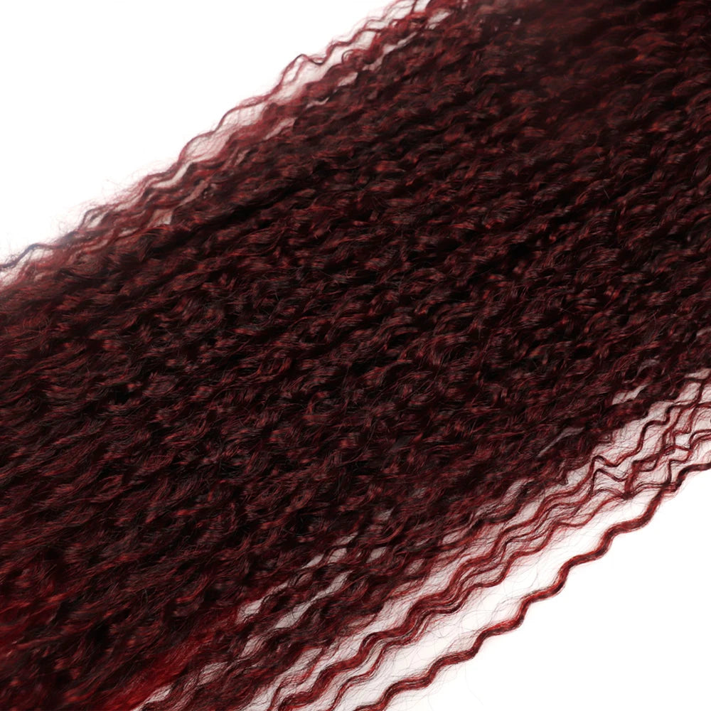 Long Curly Drawstring Ponytail for Women Synthetic Kinky Curly Ponytail Hair Extensions 32inch Afro Curly Hairpieces Fake Tail
