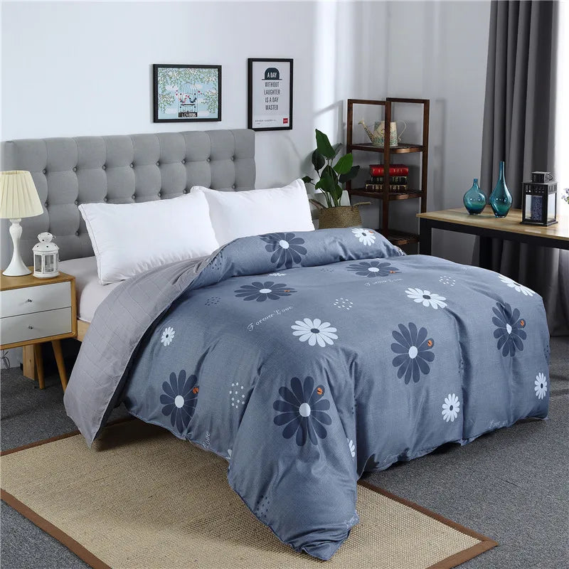 Funda nórdica de cuadros sencilla 220x240, funda de edredón nórdica para 2 personas, 1 funda de edredón para cama doble, queen y king size 135 150x200