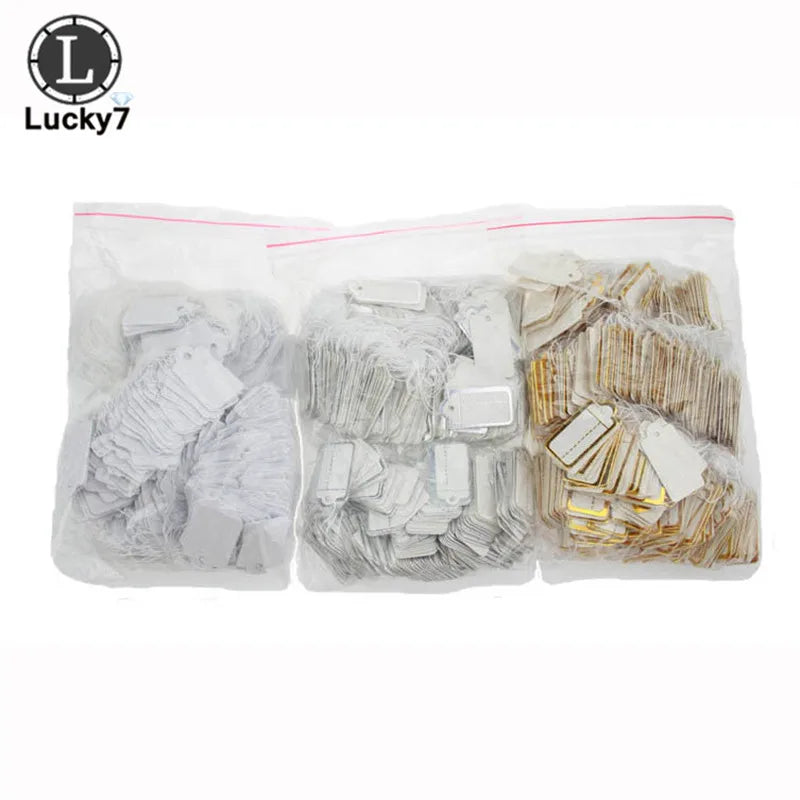 Wholesale Jewelry Number Price Label Price Card Price Tag Handwritten Paper Label  Jewelry Custom Print Blank Label