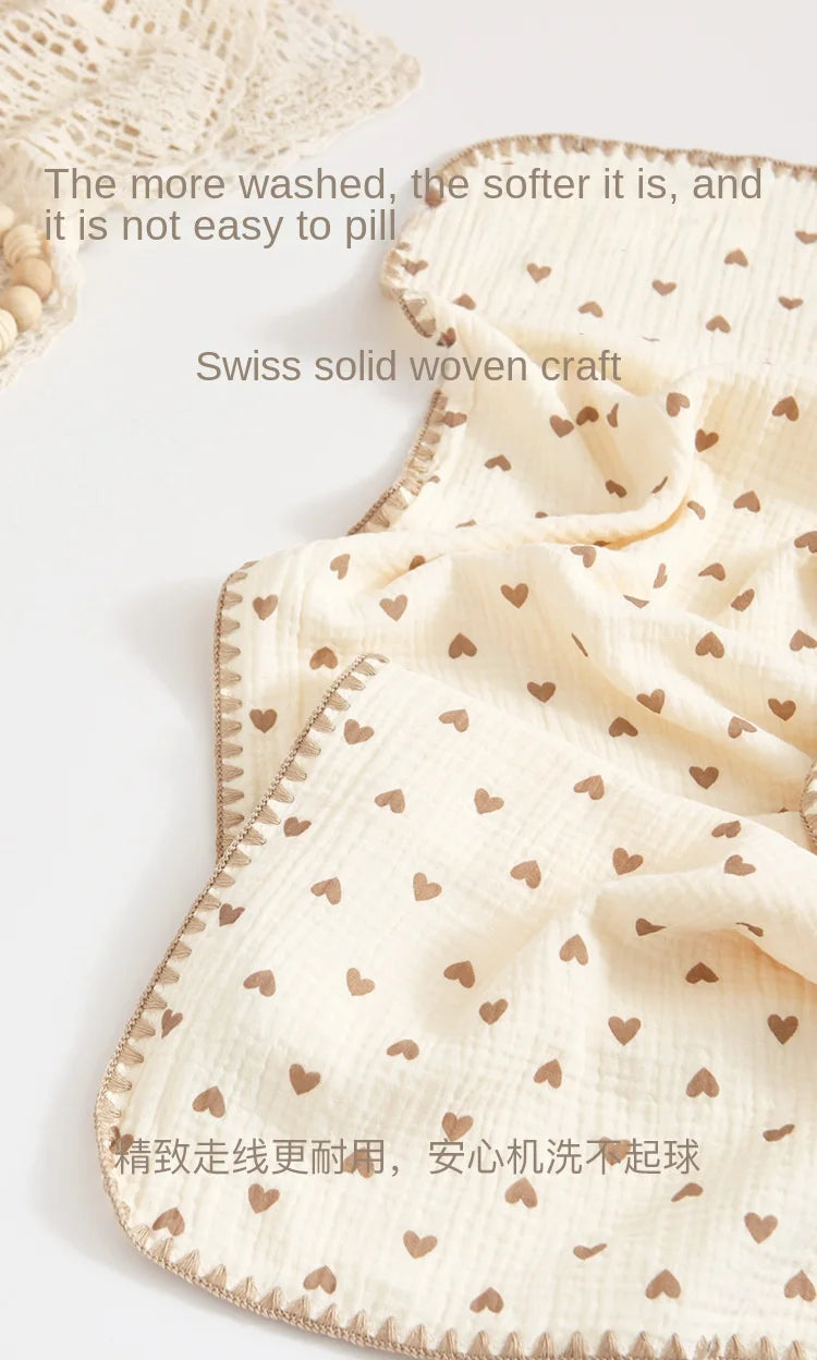 Mantas de bebé para camas, 4 capas de algodón, muselina, ropa de cama, accesorios para bebés, toalla de baño para recién nacidos, madres e hijos