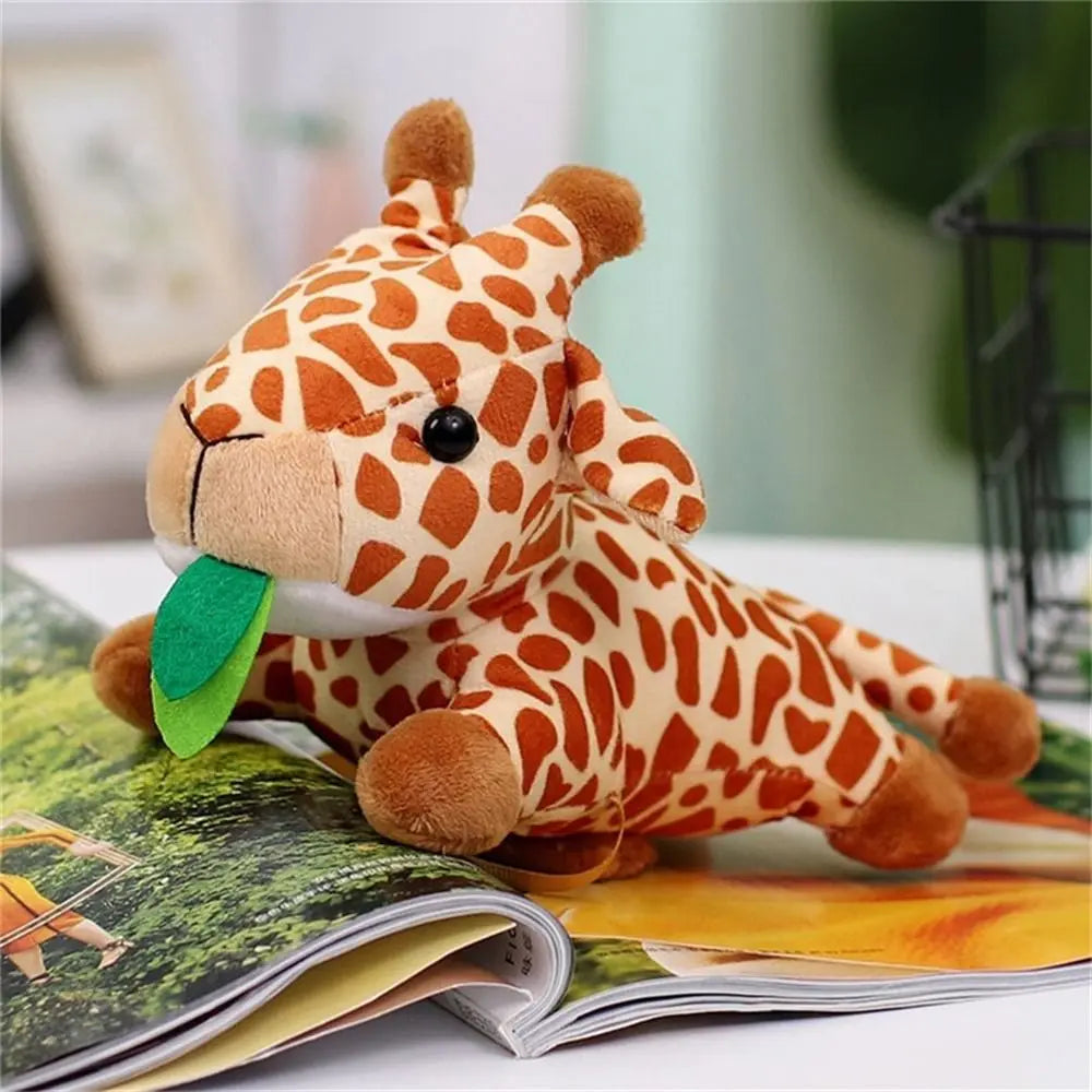 Stuffed Animals Magnetic Shoulder Plush Raccoon Clip on Shoulder Plush Doll Cute Vivid Decorative Animal Plush Toy Kids Gift