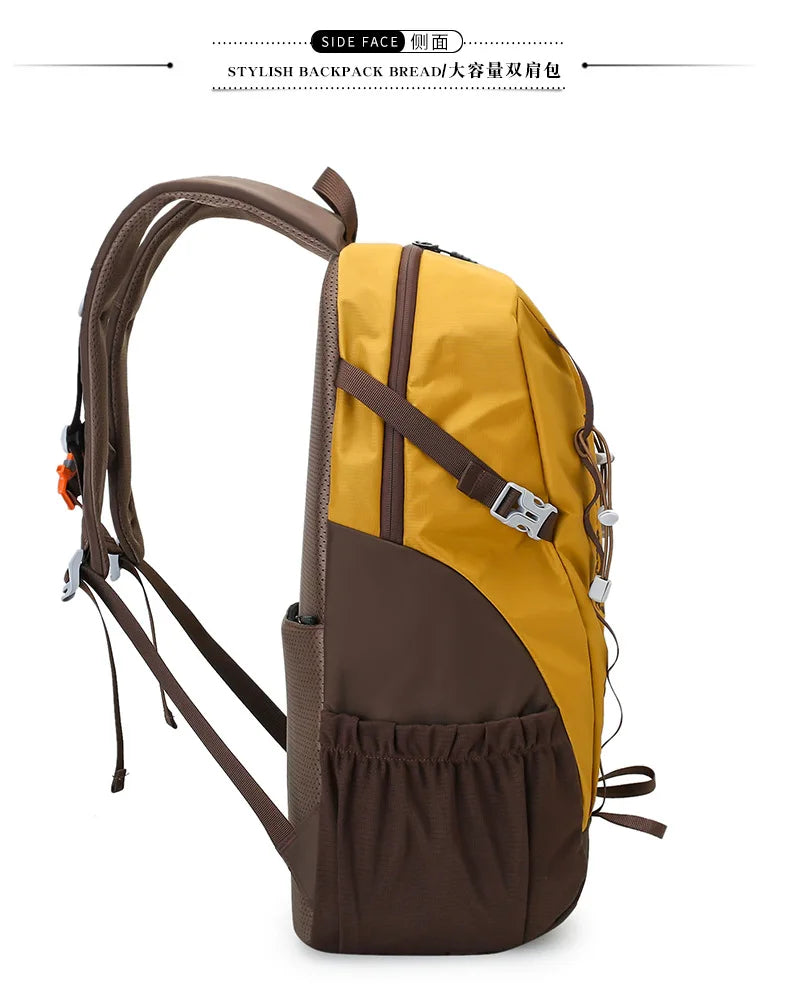 Ergonomic Hiking Backpack 40L Waterproof Lightweight, Anti-Theft Adjustable Straps for Men Women Travel Essentials Compartment